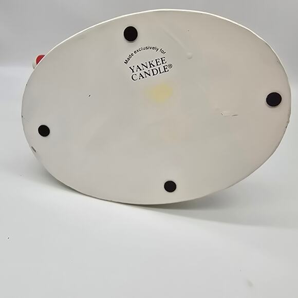 Vintage Yankee Candle Circus Snowmen Tumbling Tricks Christmas Tart Warmer - Picture 5 of 6